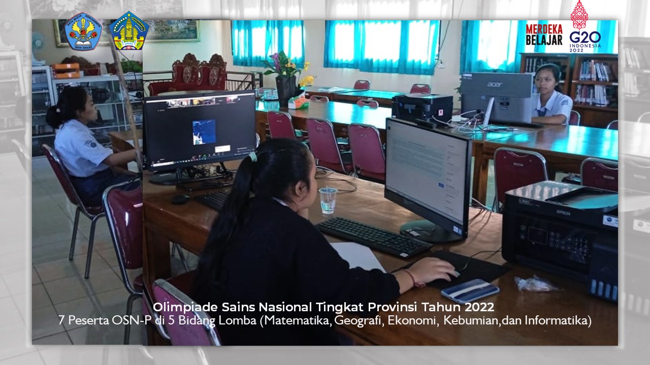 SMANSABAR LIBATKAN 7 PESERTA TERBAIK DALAM OSN-P 2022