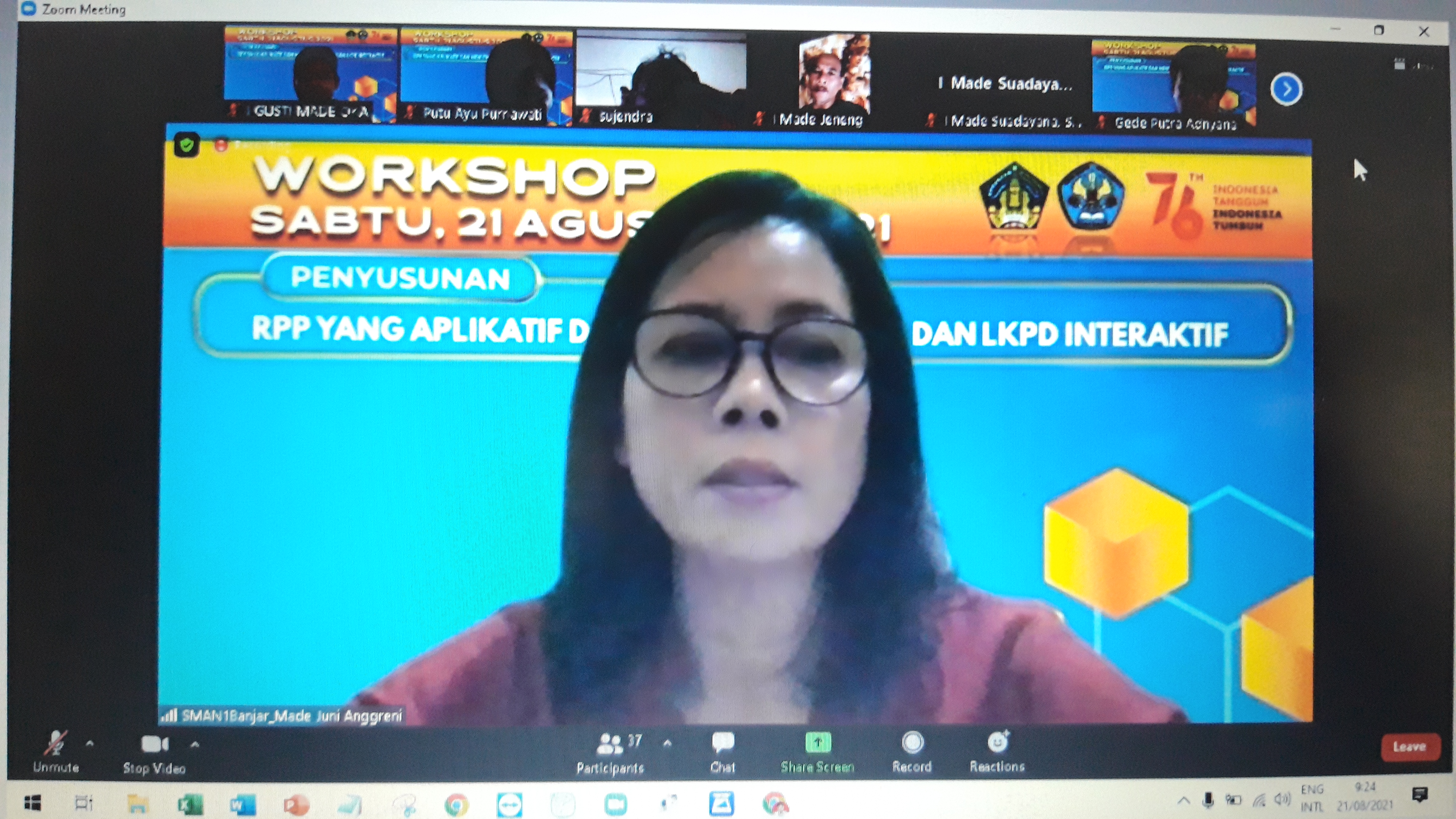 Workshop Penyusunan RPP yang Aplikatif dan Menyenangkan, dan LKPD Interaktif