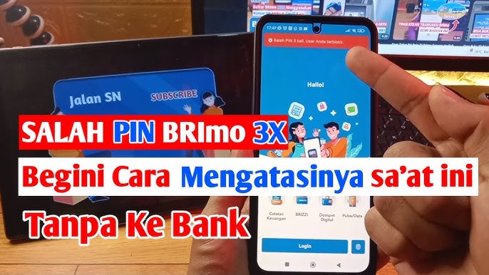 Bantuan buka blokir Kun BRImo karena salah input 3 kali PIN saat transaksi